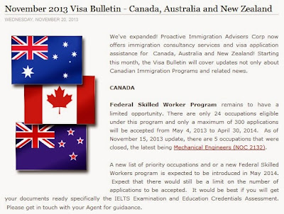 November 2013 Visa Bulletin