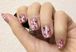 cherry nail blossom blossoms nails acrylic copy polish caturday simple enjoy sakura stunning elegant