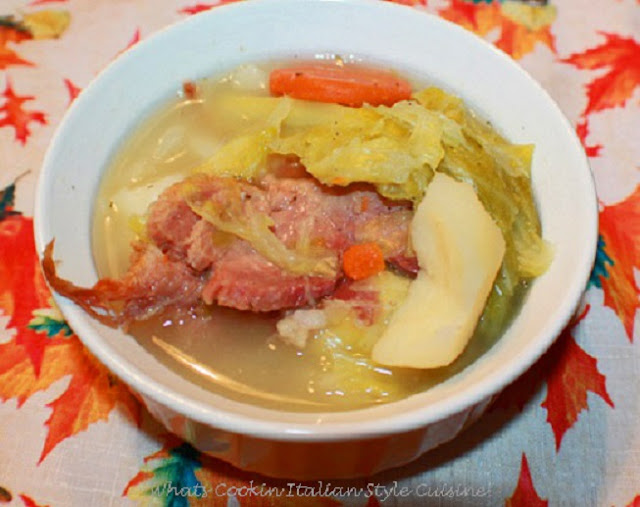 Ham Cabbage and Potatoes What's Cookin' Italian Style Cuisine