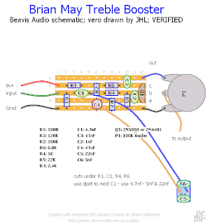 Building a quick Brian-May-style treble booster on ... vox pickup wiring diagrams 