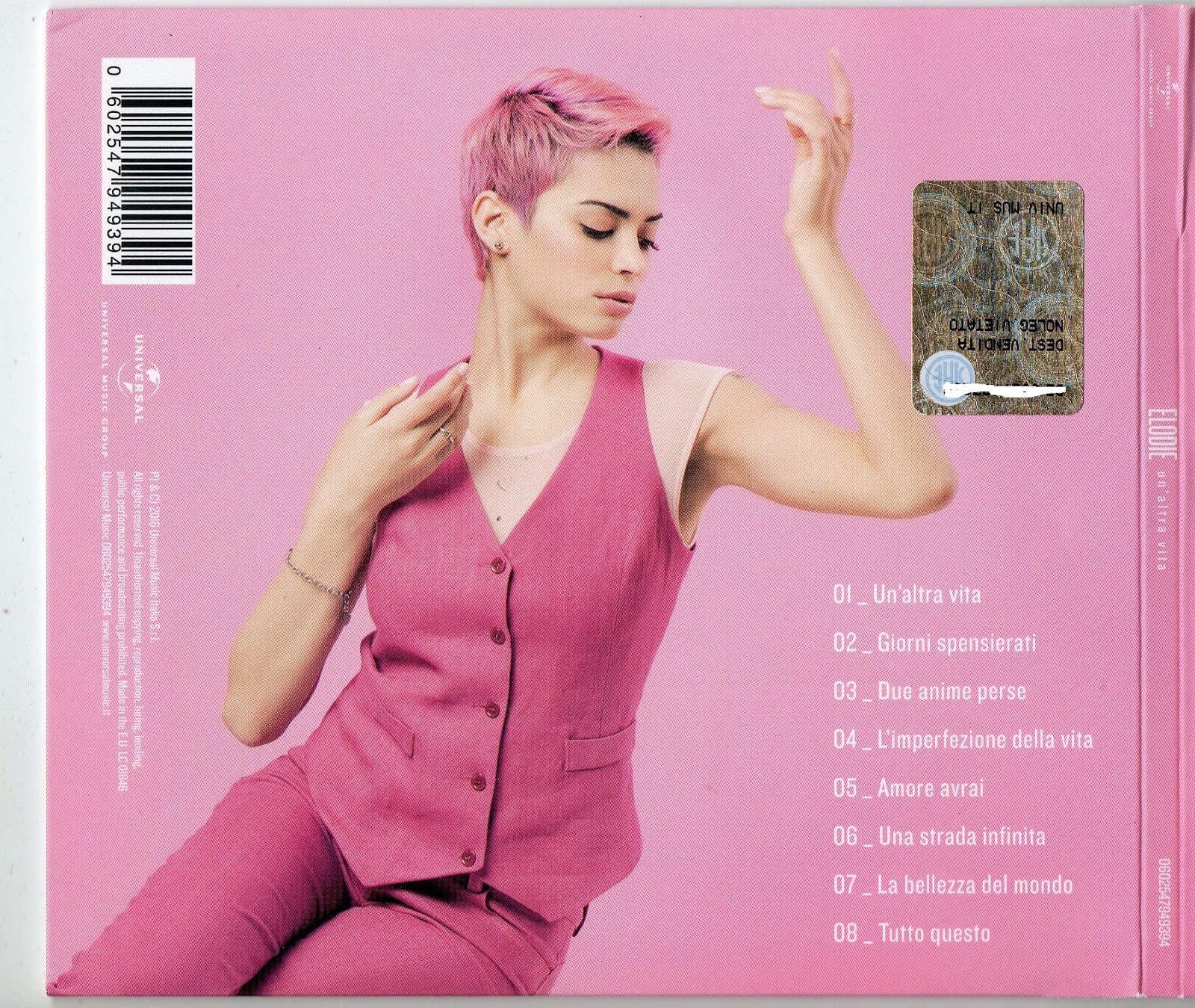 Un'Altra Vita Elodie Opinione Ottimo album d'esordio, e brava Elodie! Un'Altra Vita Elodie Opinione Ottimo album d'esordio, e brava Elodie!