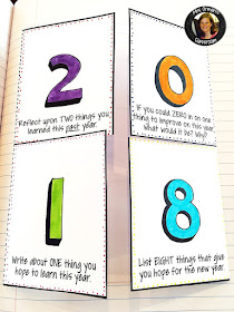New year interactive notebook activities www.traceeorman.com