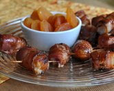 Bacon-Wrapped Dried Apricots