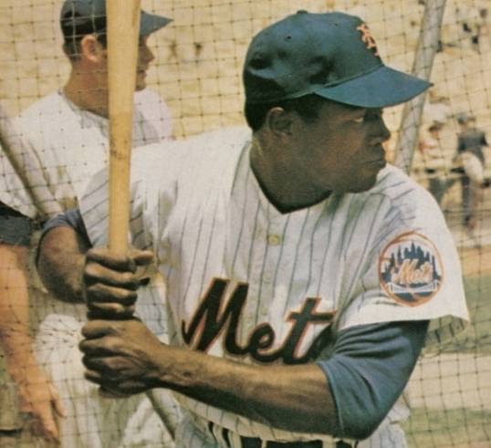 1968 NEW YORK METS TYPE 1 GLOSSY GIL HODGES + GLIDER ED CHARLES