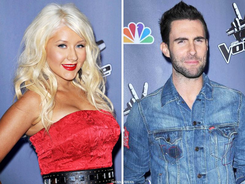 Christina Aguilera And Adam Levine Row Like Brother And Sister