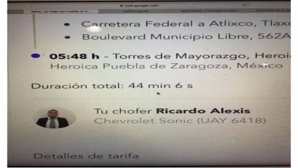 Chofer de Cabify tenía en su poder celular de Mara Fernanda: Fiscalía Chofer de Cabify tenía en su poder celular de Mara Fernanda: Fiscalía