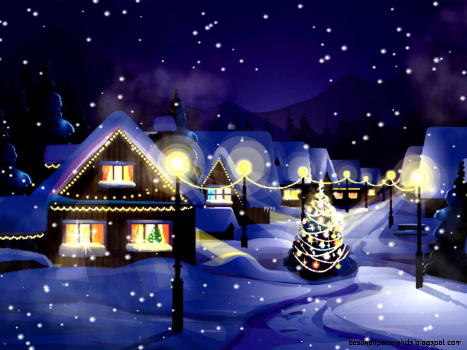 Christmas Animated Wallpaper   Christmas Snowfall Animated