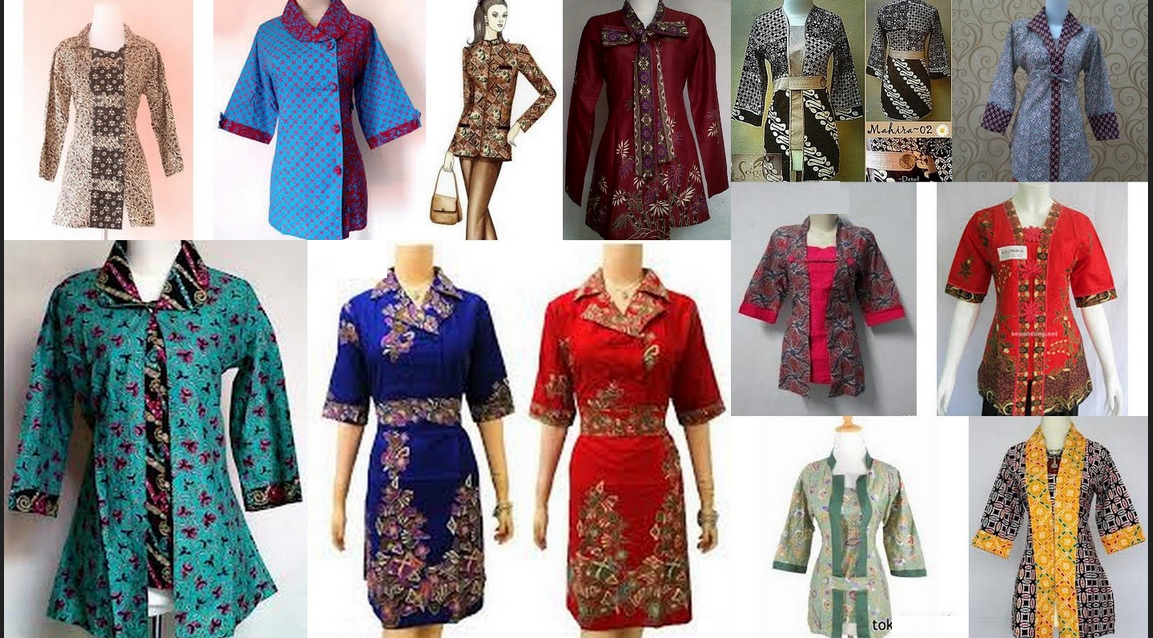 Inilah Model  Baju  Kerja Endek  Wanita  Khas Bali