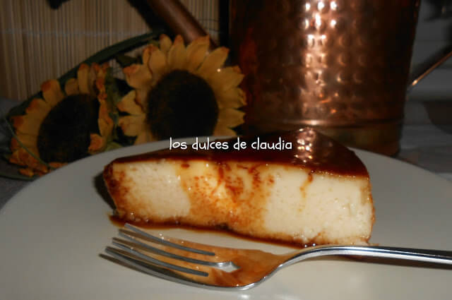 flan de crema de coco