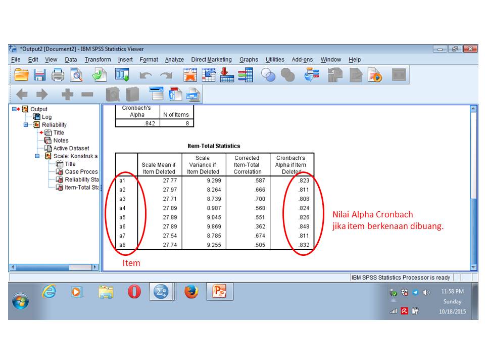 Cikgu roha menulis spss for dummie 1 mencari alpha cronbach