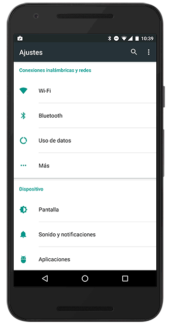 Inhabilitar aplicación en Android 6