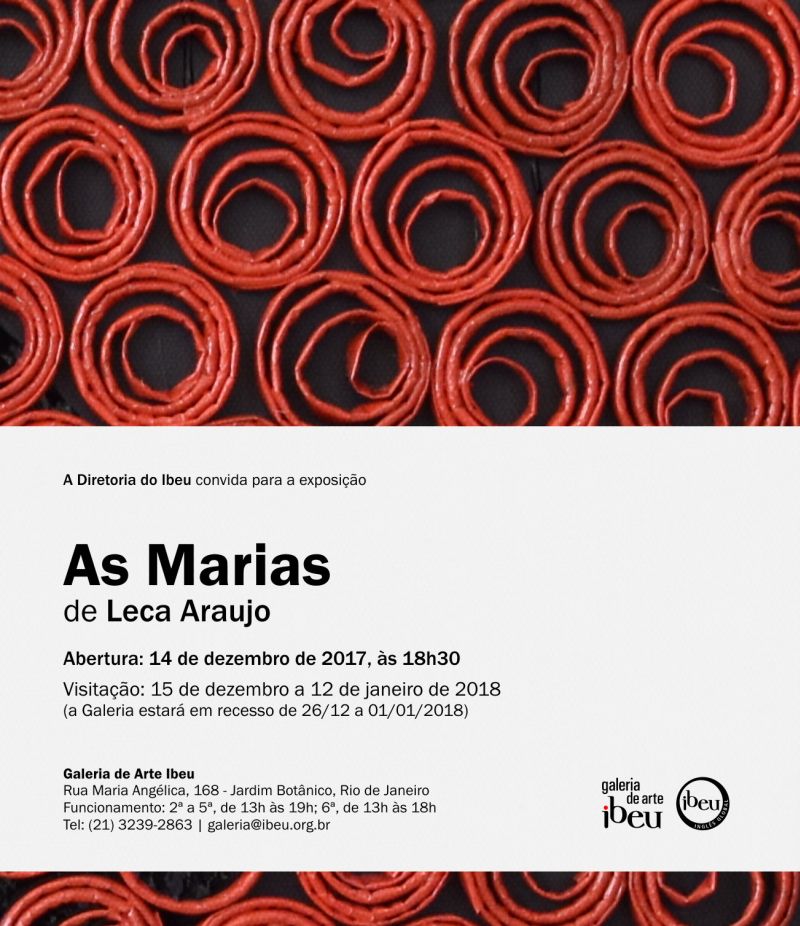Convite Leca email As Marias de Leca Araújo