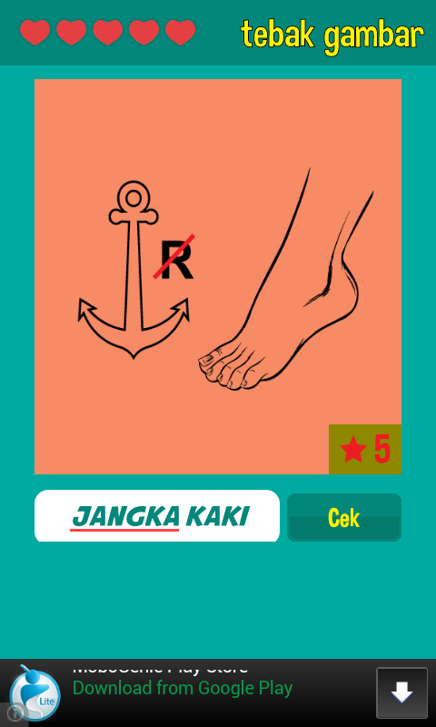 Kunci Jawaban TEBAK GAMBAR Level 1-9 beserta Gambar
