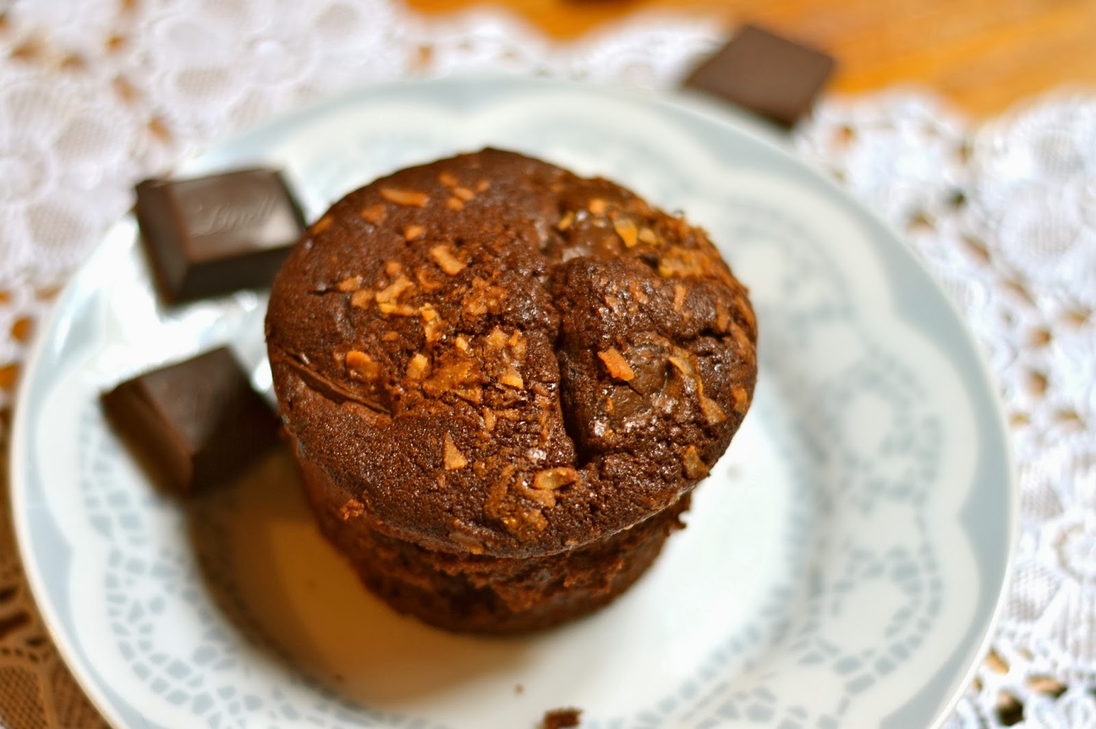 Muffin chocolat façon bounty | Lorni te gave.. de GRAS.