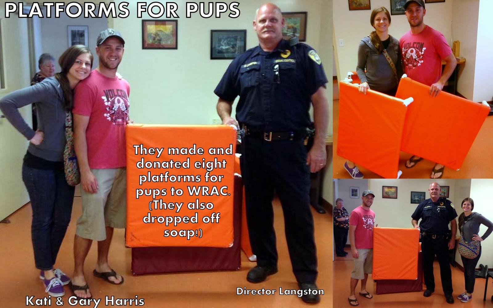 Warner Robins Police Department Dog Bed Donations!