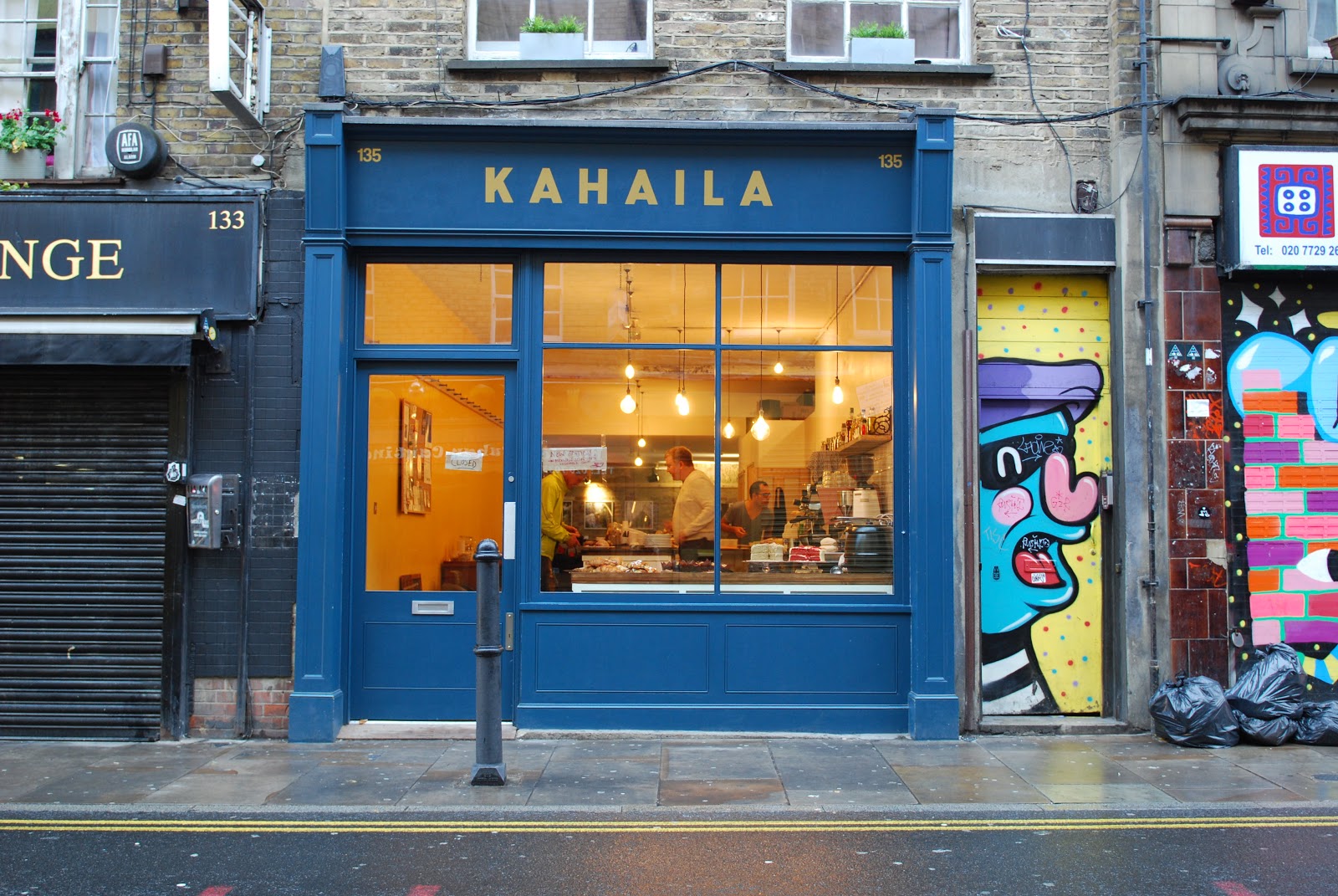 The Darkroom 135 Bricklane // Kahaila Cafe // Abby Joy Designs
