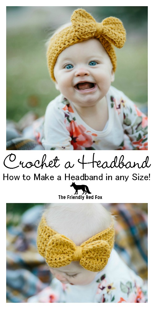 How to Crochet a Headband in Any Size!