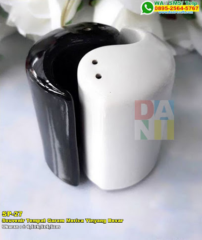 Souvenir Tempat Garam Merica Yinyang Besar
