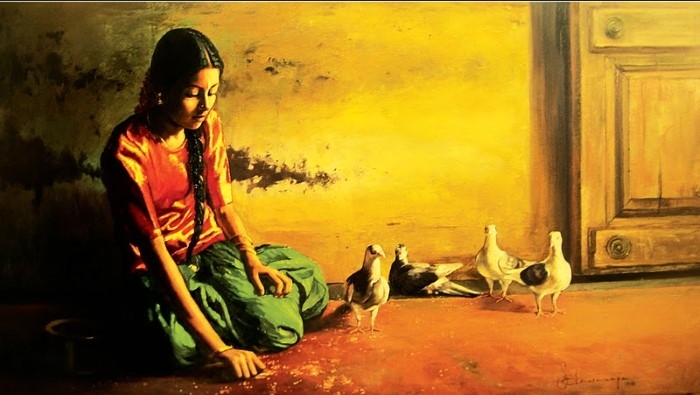 Индийский художник. S Elayaraja