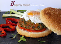 Burger με σπανάκι ...ένα υγιεινό burger! - by https://syntages-faghtwn.blogspot.gr