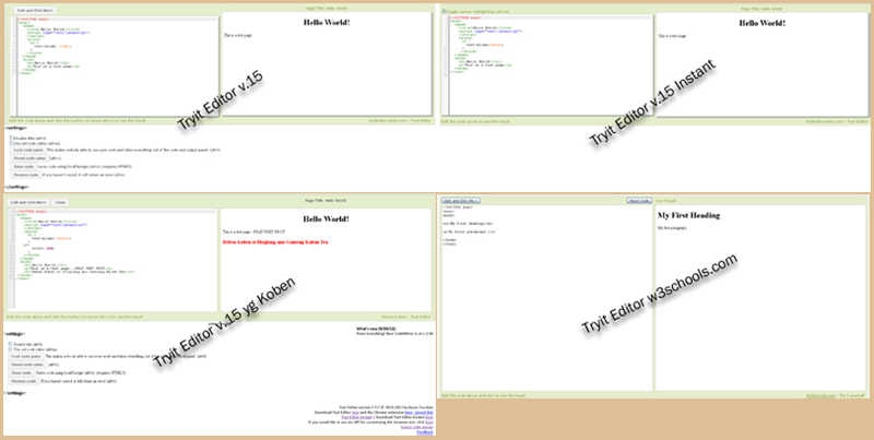 Get Free Tryit Editor Like w3schools V1.5 | Tutorial Blog for Stylish ...