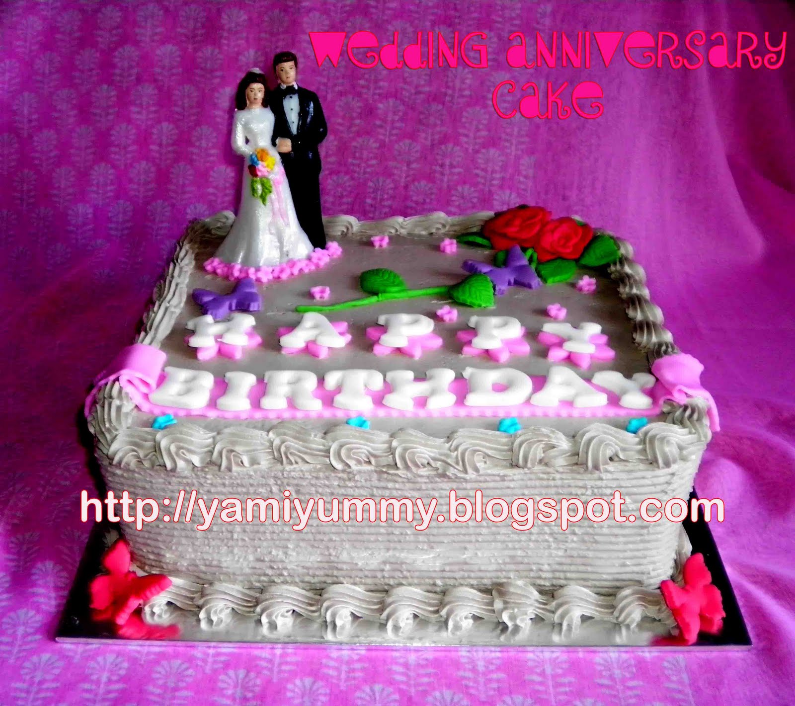 Yang "Yummy" dari Yami (The "Yummy" From Yami) Wedding Anniversary Cake