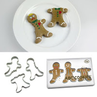 Zombie style gingerbread men cookies