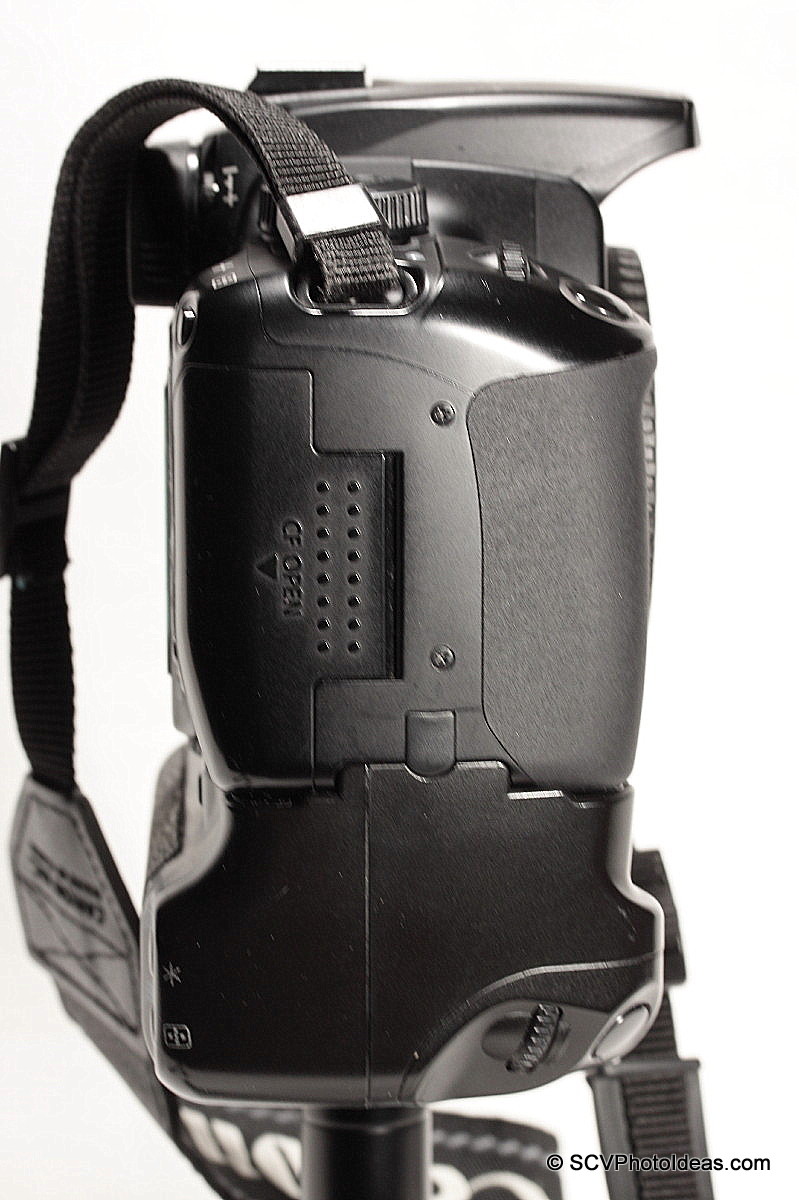 Canon EOS 400D + BG-E3 right side