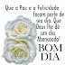 Mensagem de Bom dia - Um dia Abençoado