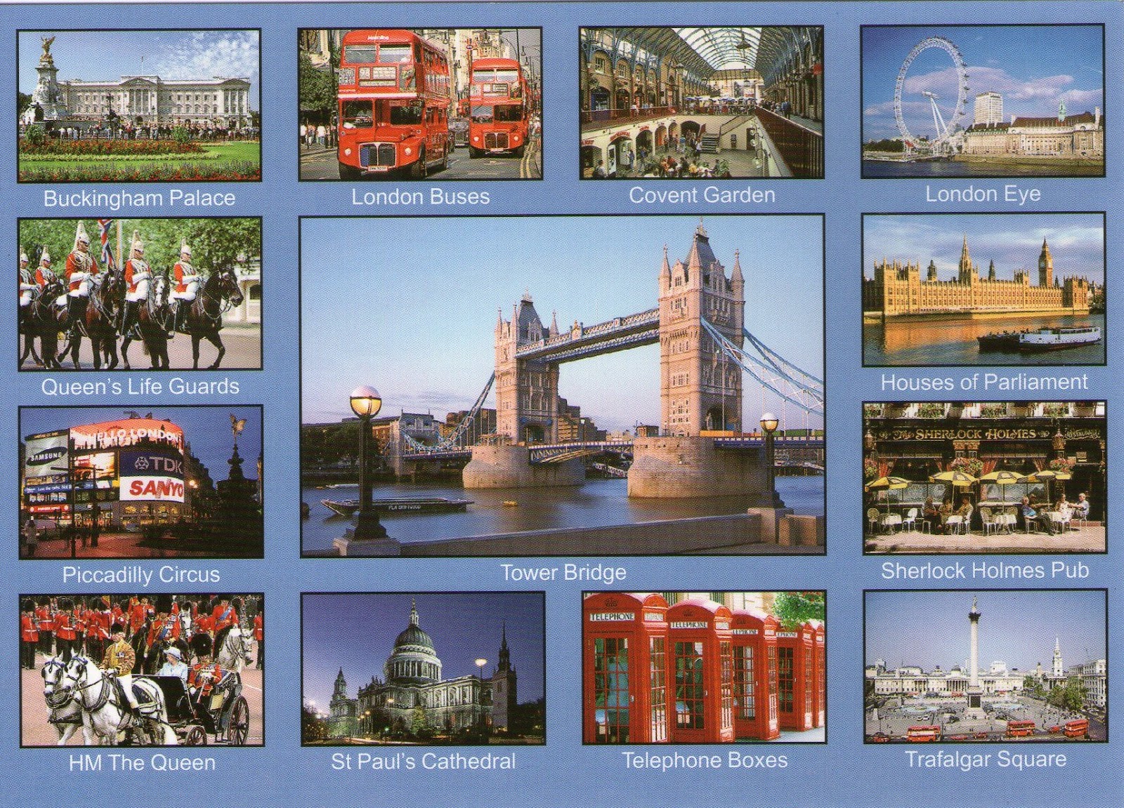 Postcard Exchange for My Daughter Postcards from London Souvenir