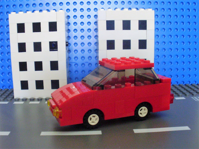 MOC LEGO Carro vermelho