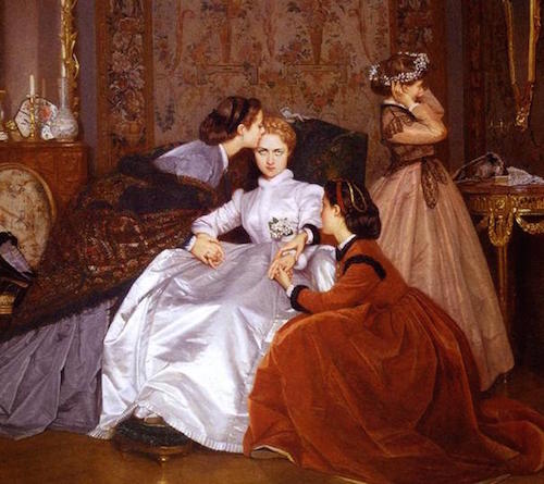 The Reluctant Bride, Auguste Toulmouche, 1866