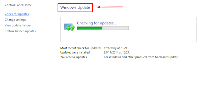 Update Driver melalui Windows Update