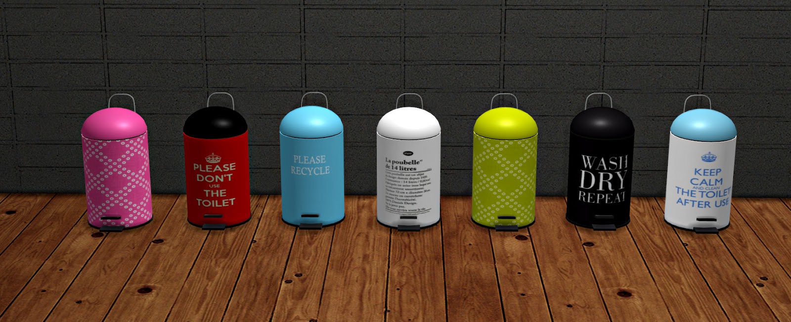 is nano trash can automatically used in sims 4