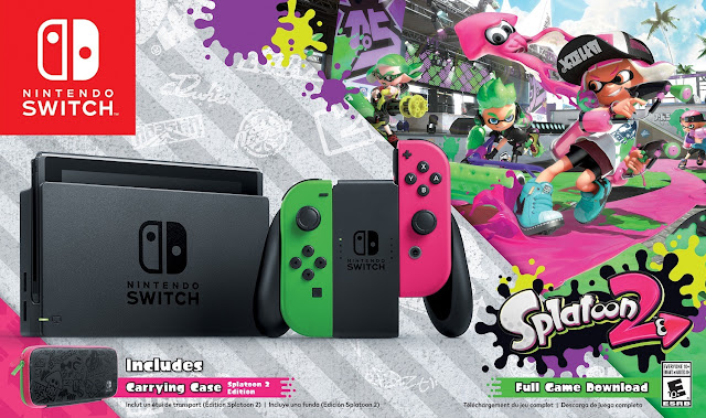 Nintendo anuncia bundle do Switch com Splatoon 2