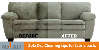 Now comes the segment of the fabric part and let me clear you that you need to be very specific while dealing with sofa dry cleaning of fabrics.