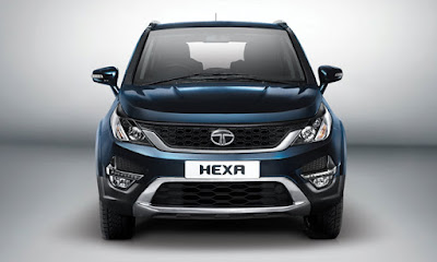 New 2016 Tata Hexa SUV bumper with fog lamp