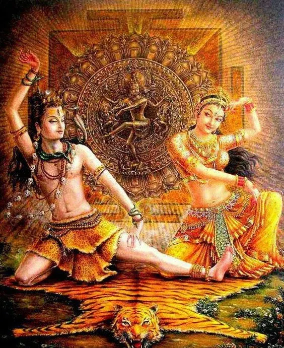 Lord Shiva and Parvathi