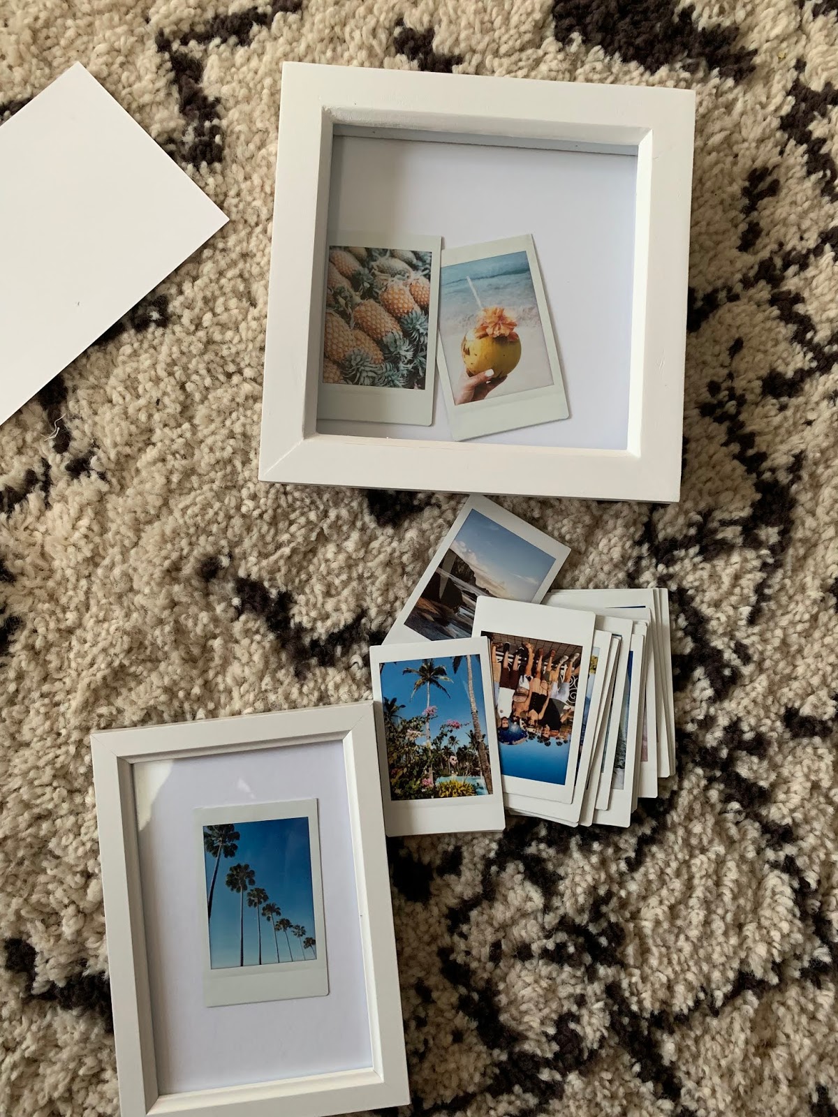 Interiors // Framing Instax Polaroid Photos for a Travel Gallery Wall ...