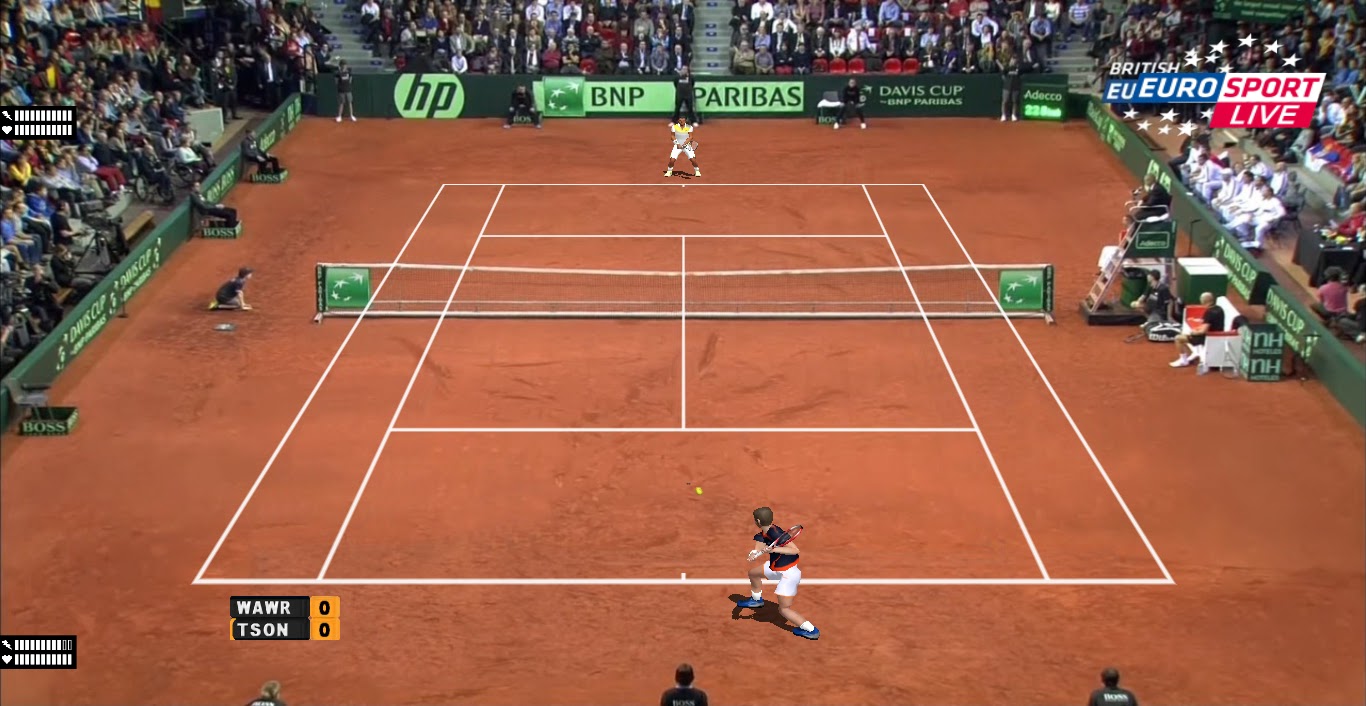 Courts Tennis Elbow 2013 Davis Cup Belgica 2013 HD