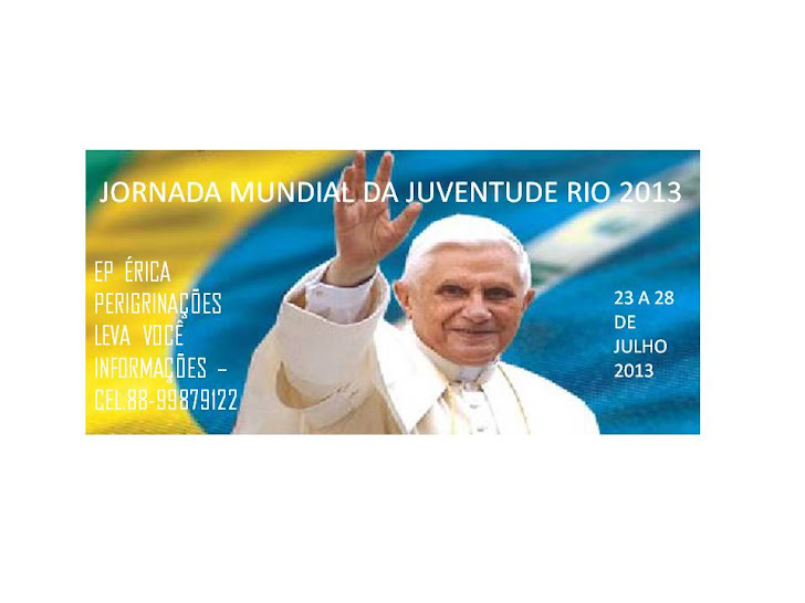 vamos a JMJ 2013 Rio