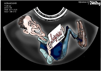 Santorum ultrasound political cartoon