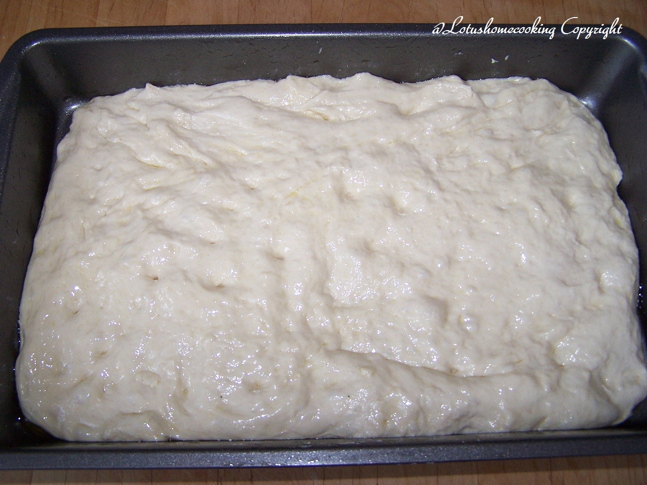 Cooking is Easy & Fun Italian Bread Focaccia Dough (La festa del pane