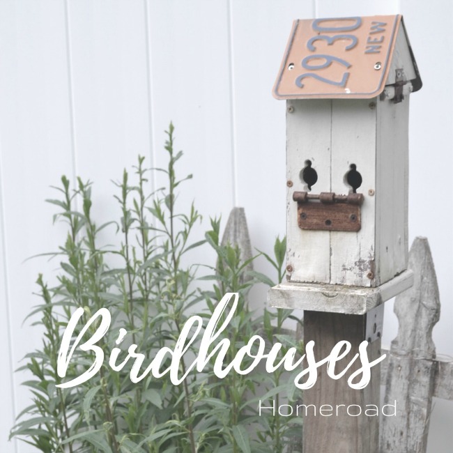 DIY Garden Birdhouses www.homeroad.net