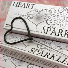 http://weddingdaysparklers.com/heart-shaped-wedding-sparklers/