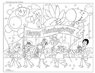 Happy ThanksGiving Coloring Pages
