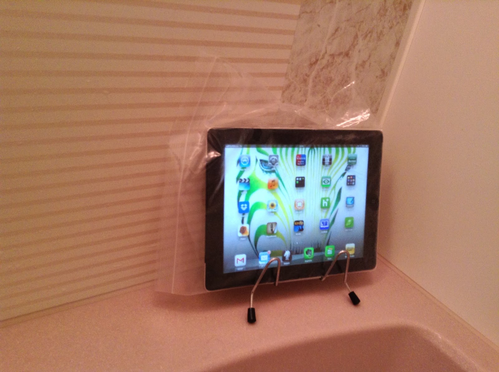 MIDORI BLOG たった100円でお風呂iPadを快適にする方法