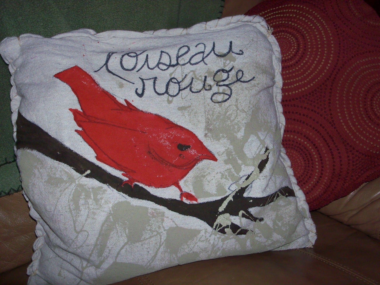 The Great Exchange Easy hand painted canvas pillows