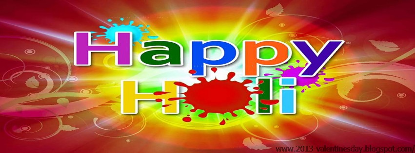 holi facebook cover photos