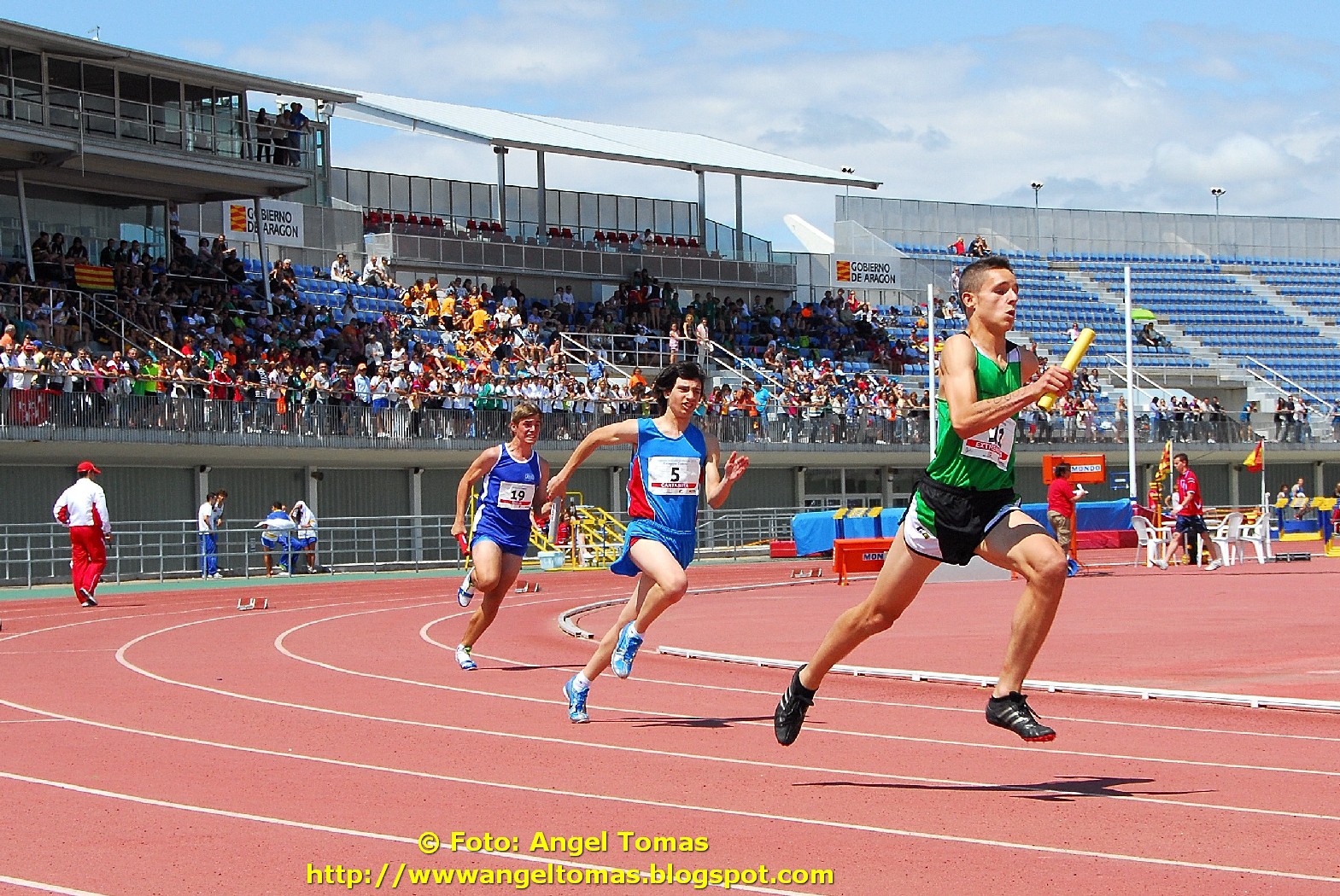 Angel Campeonato de España de Atletismo Cadete 2012 Zaragoza